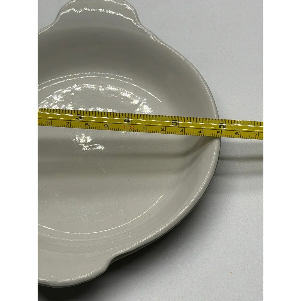 Hall China‎ USA 433 Olive Green Oval Baking Dish Casserole Dish